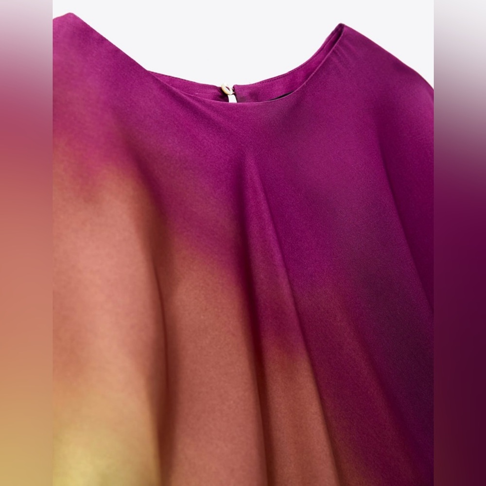 Zara tie dye printed dress - Picture 9 of 10